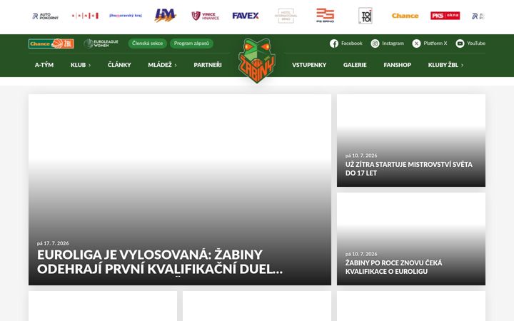 Screenshot of bkzabiny.cz