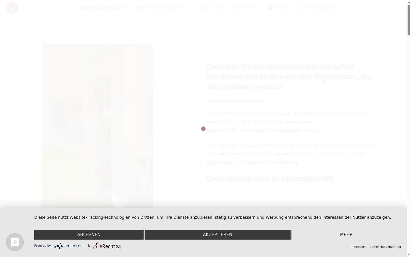 Screenshot van de toestemmingsbanner zoals getoond vóór enige interactie