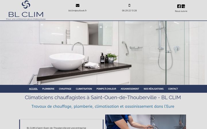 Screenshot of bl-clim.com
