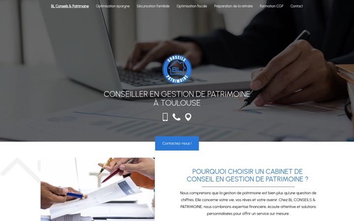 Screenshot of bl-conseilsetpatrimoine.fr