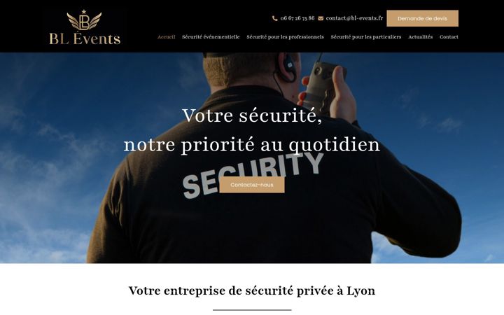 Skærmbillede af bl-events.fr