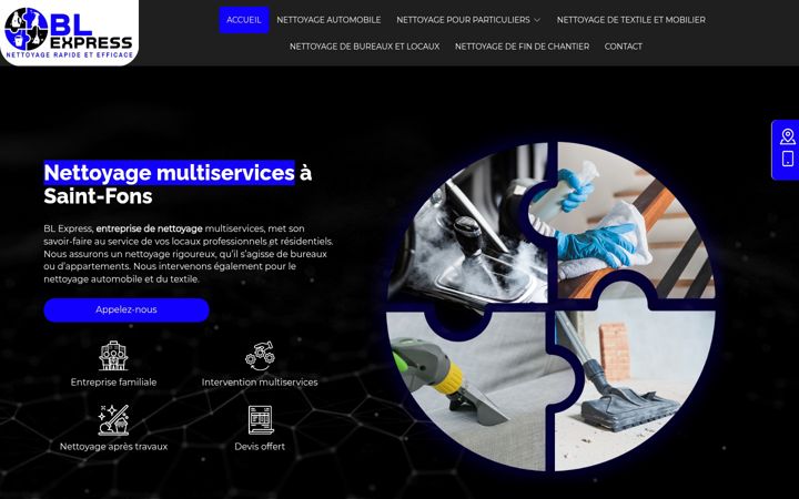 Screenshot of bl-express.com