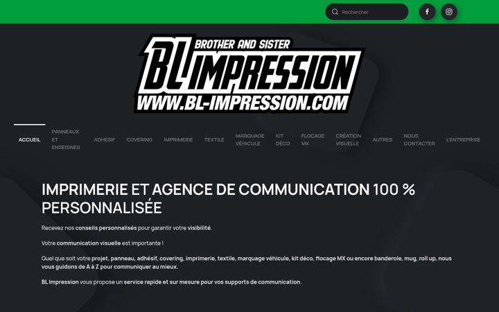 Captura de ecrã de bl-impression.com