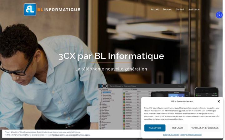 Screenshot of bl-informatique.com