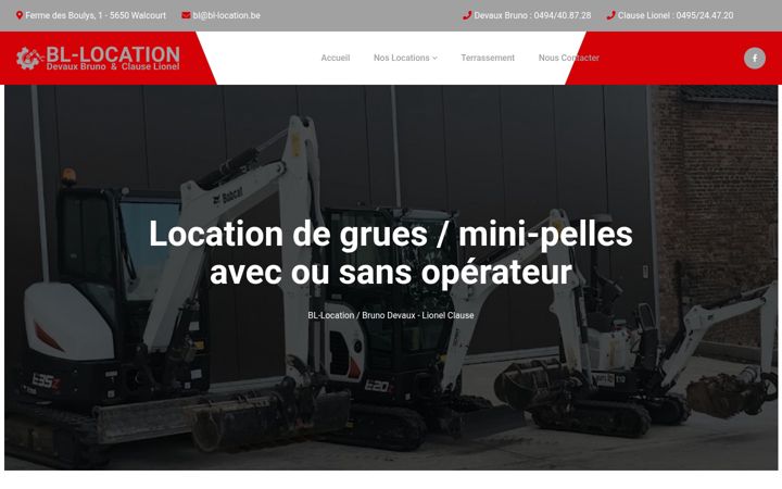 Screenshot of bl-location.be