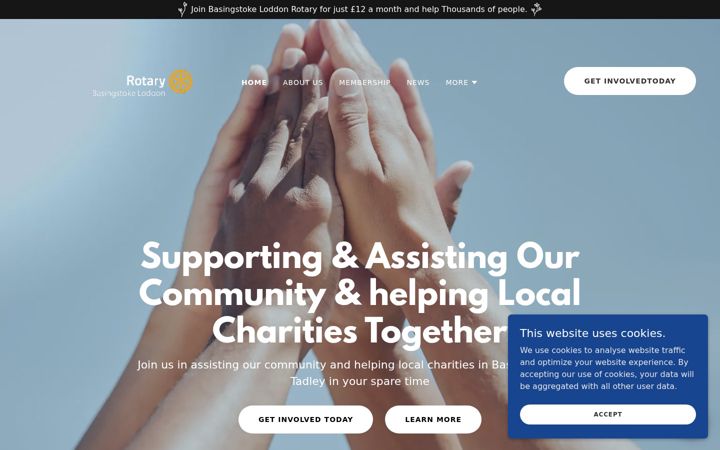 Screenshot of bl-rotary.org
