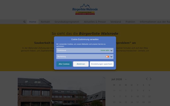 Screenshot του bl-walsrode.de