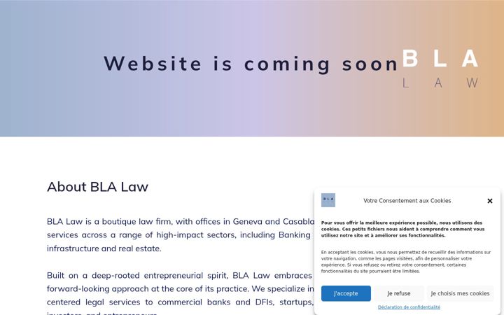 Screenshot of bla-law.com