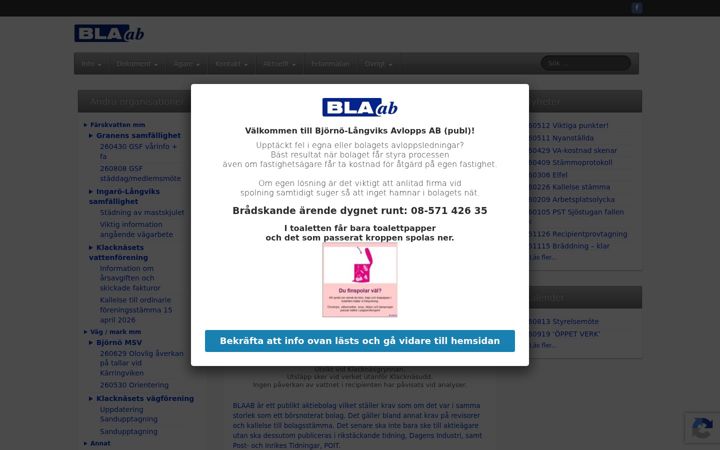 Screenshot of blaab.com