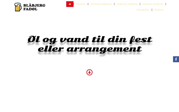 Screenshot of blaabjergfadoel.dk