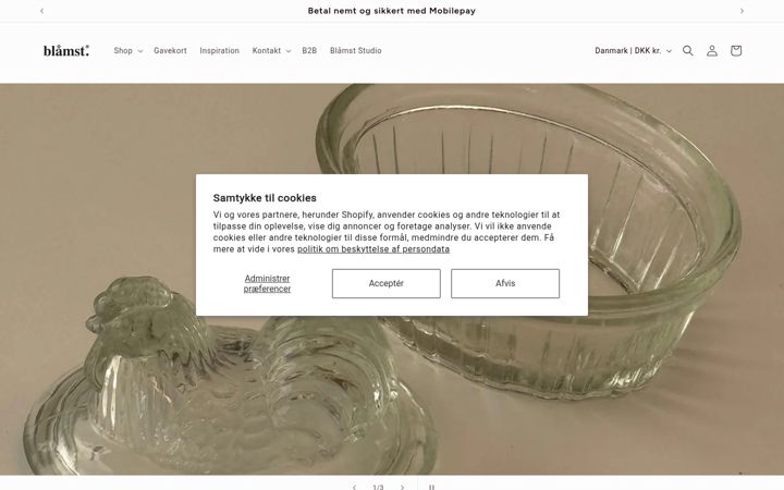 Screenshot of blaamst.dk