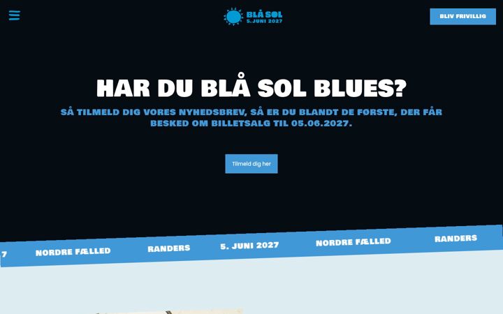 Captura de pantalla de blaasol.dk