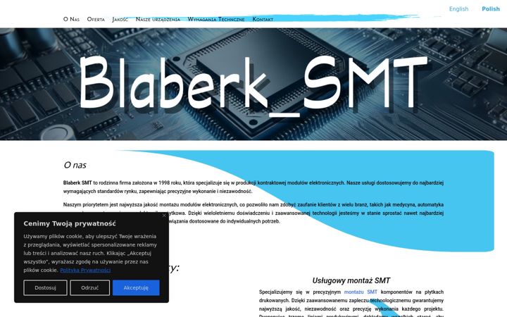 Capture d'écran de blaberk.com.pl