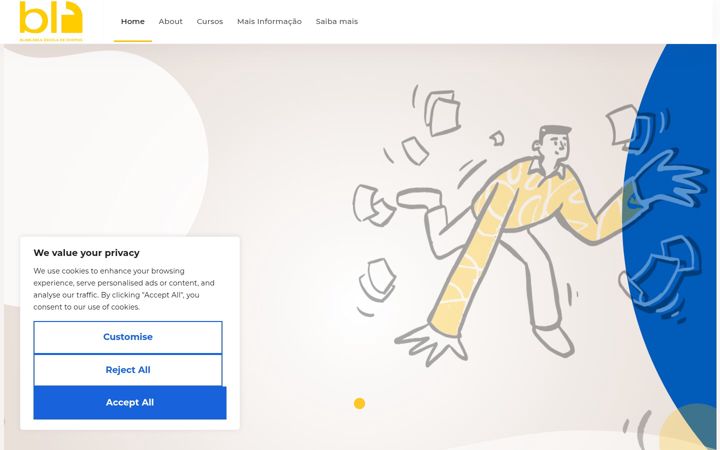 Capture d'écran de blablablaidiomas.com