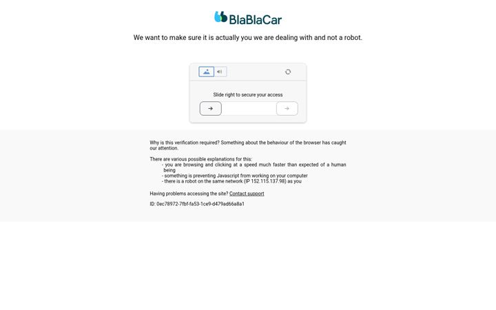 Screenshot of blablacar.mx