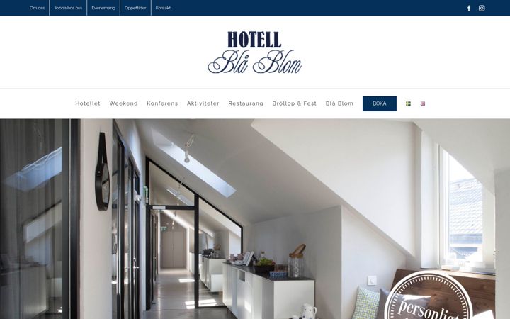 Screenshot of blablom.se