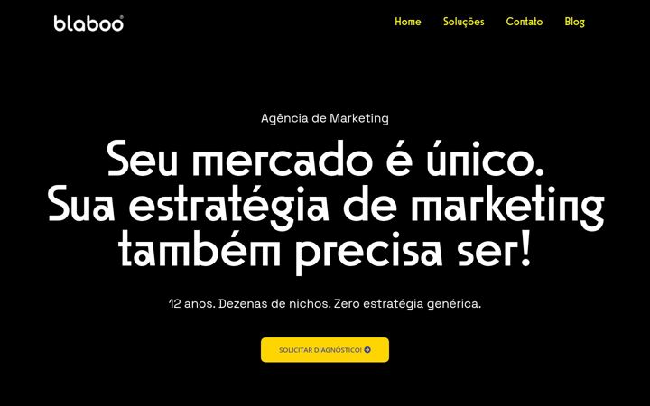 Screenshot of blaboo.com.br