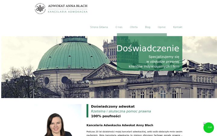 Screenshot di blach-kancelaria.pl