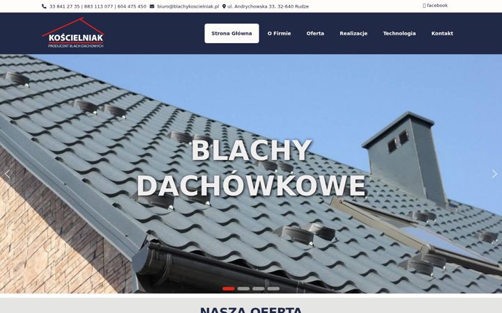 Screenshot of blachykoscielniak.pl