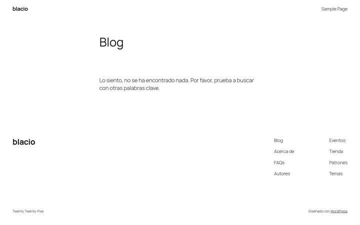 Screenshot of blacio.com