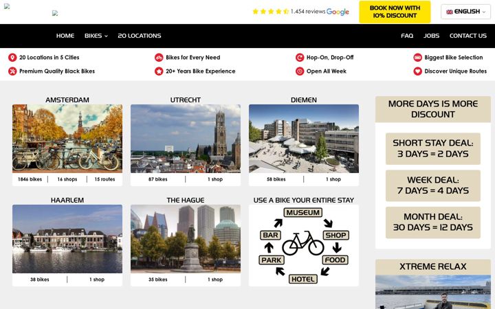 Screenshot of black-bikes.com