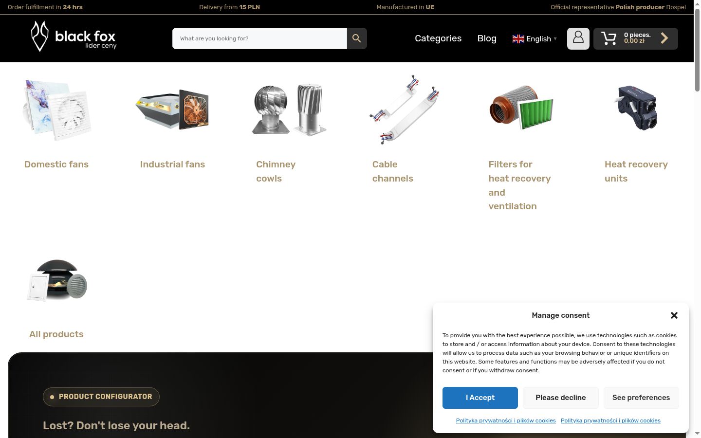 Screenshot tal-banner tal-kunsens muri qabel kwalunkwe interazzjoni