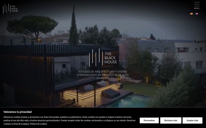 Captură de ecran a black-house.com