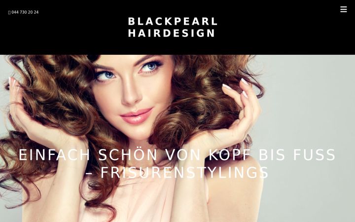 Screenshot of black-p.ch