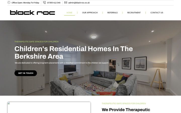 Screenshot of black-roc.co.uk