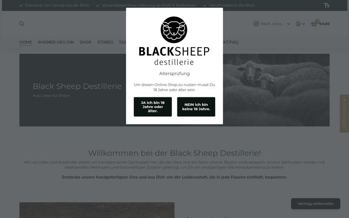 Screenshot ta' black-sheep-destillerie.de