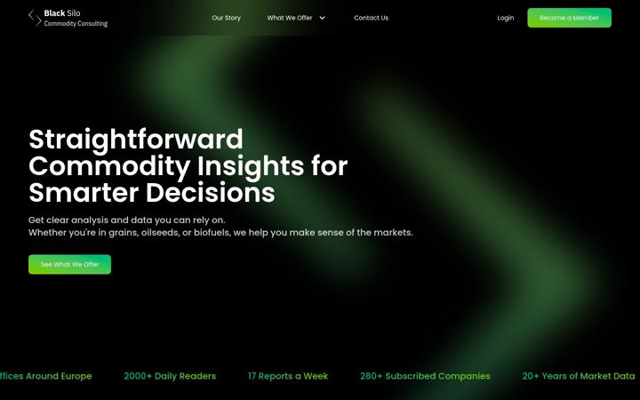 Screenshot of black-silo.com