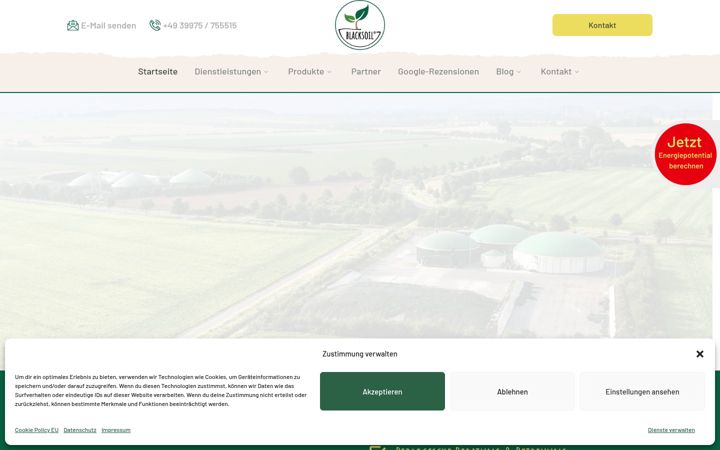 Screenshot of black-soil.com