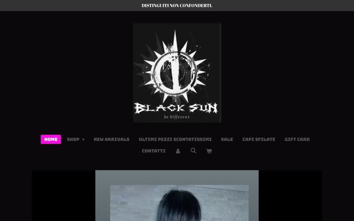 Screenshot of black-sun.it