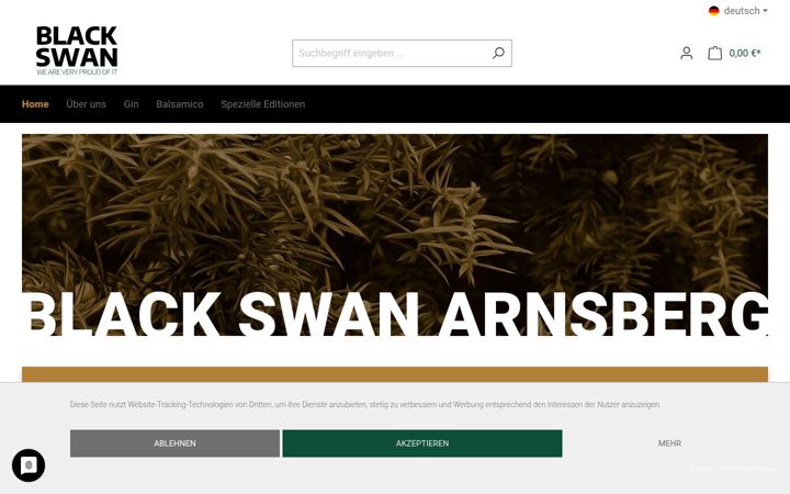 Screenshot of black-swan-arnsberg.de