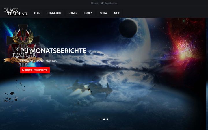 Kuvakaappaus sivustosta black-templar.com