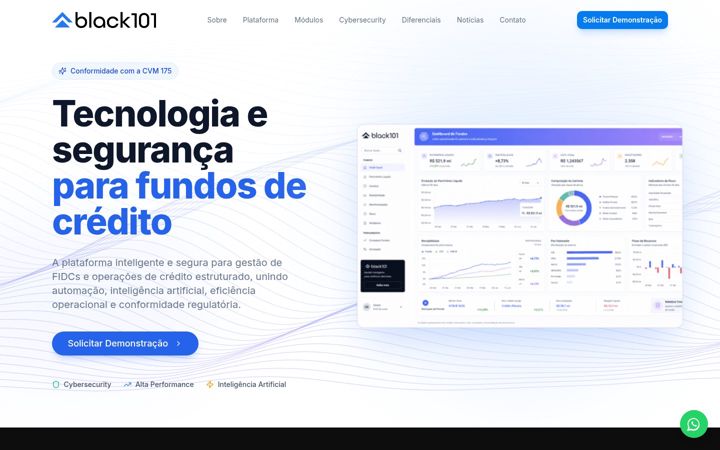 Screenshot of black101.com.br