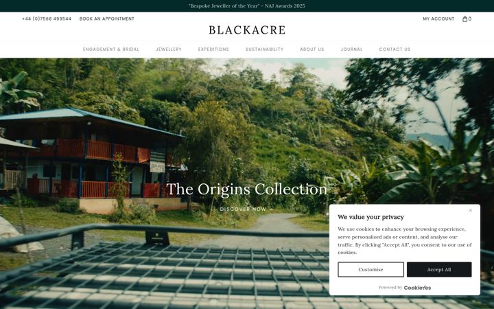 Captura de pantalla de blackacreldn.com