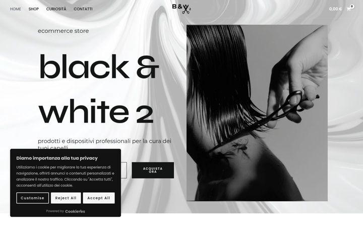 Screenshot ta' blackandwhite2.it