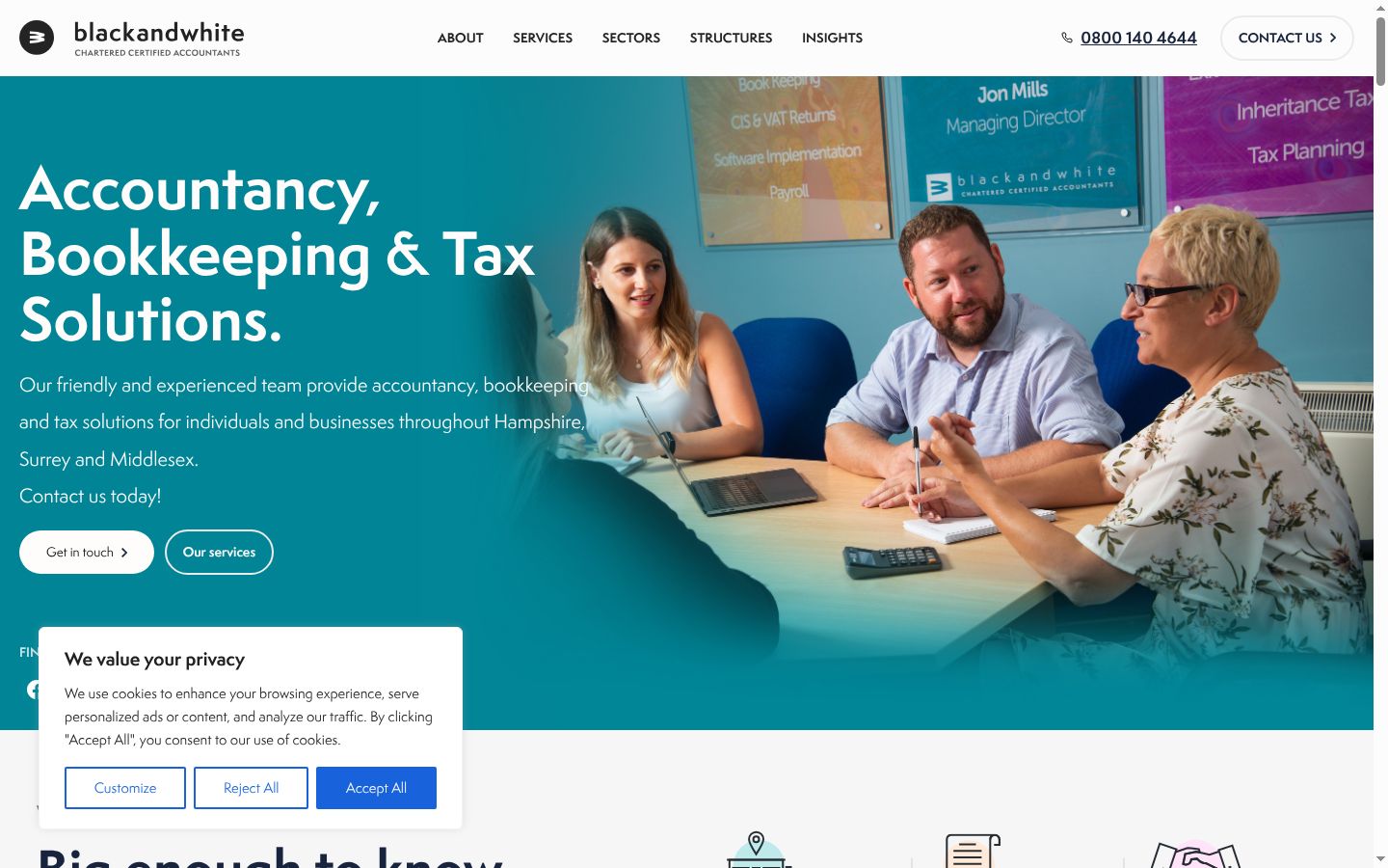 Screenshot tal-banner tal-kunsens muri qabel kwalunkwe interazzjoni
