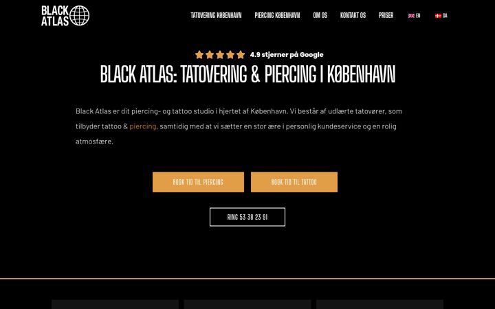 Screenshot stránky blackatlas.dk