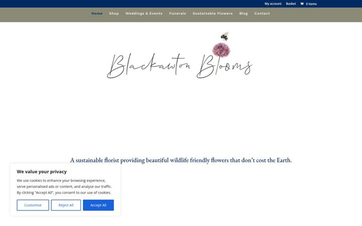 Screenshot of blackawtonblooms.co.uk