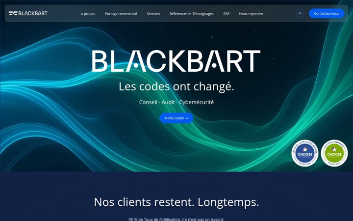 Screenshot van blackbart.fr