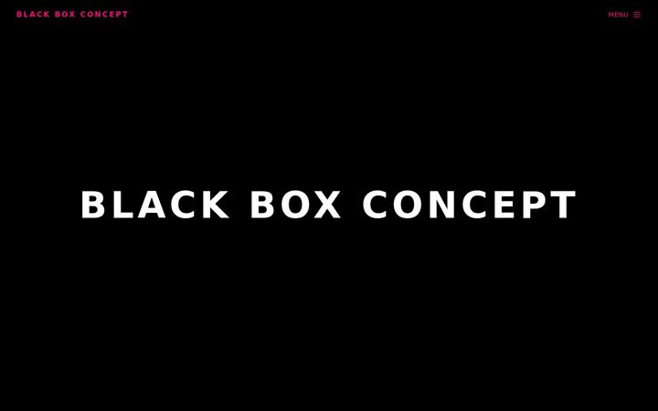 Screenshot of blackbox-concept.com