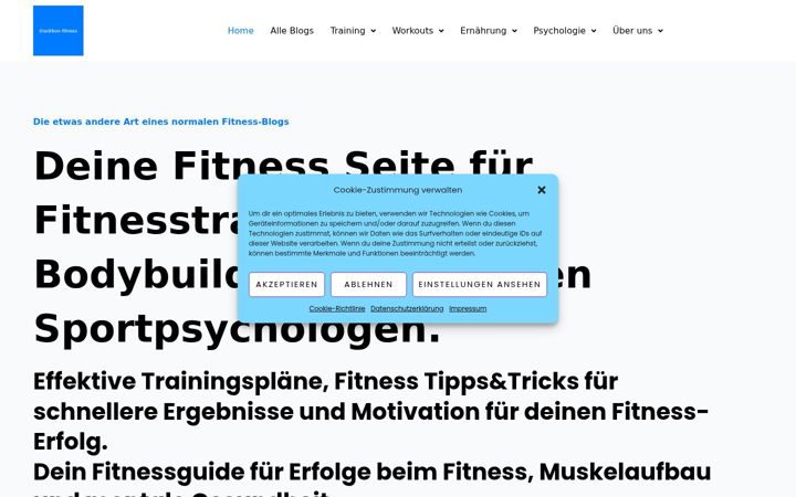 Captura de ecrã de blackbox-fitness.de