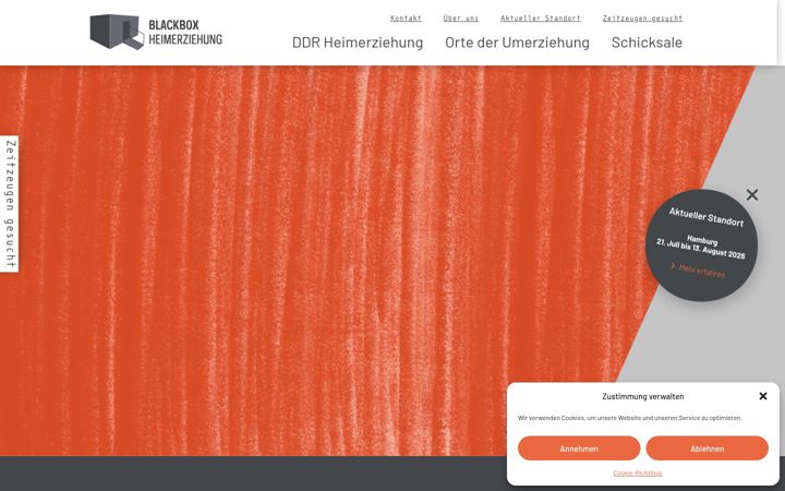 Screenshot of blackbox-heimerziehung.de