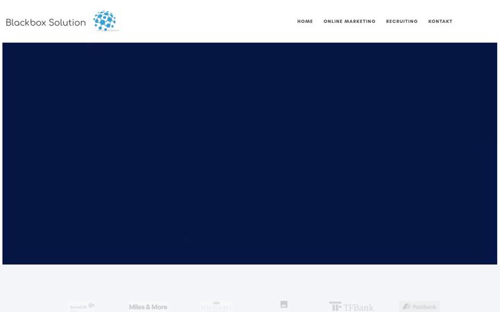 Captura de ecrã de blackbox-solution.de