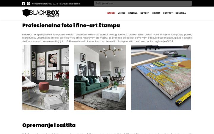 Screenshot of blackbox.ba