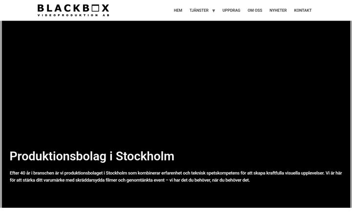 Captura de ecrã de blackbox.se