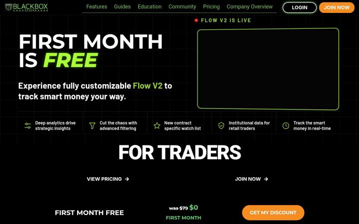 Capture d'écran de blackboxstocks.com
