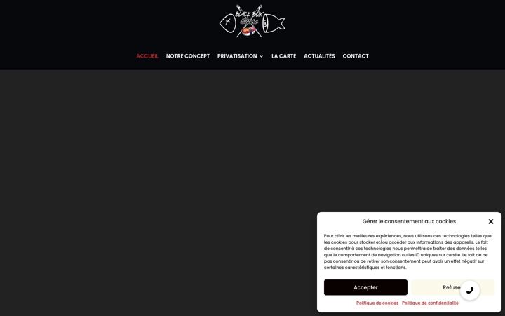 Captura de ecrã de blackboxsushi83.fr